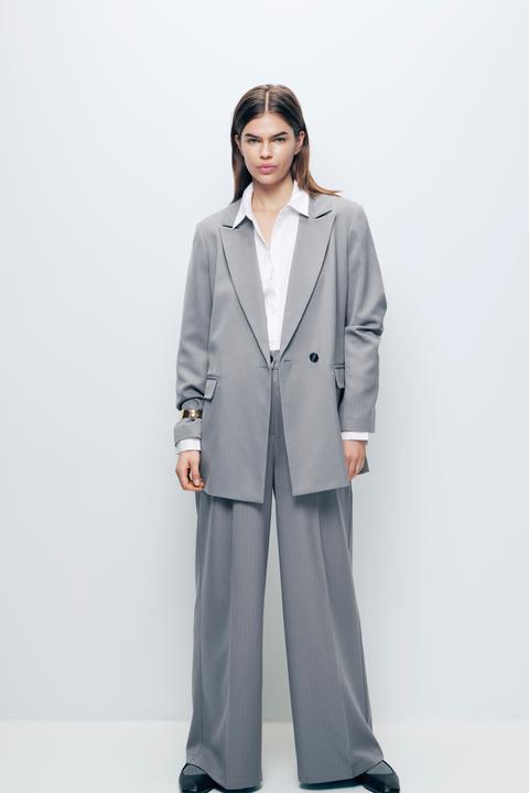 Actual product image Vila High Waist Trousers with Wide Leg (36)