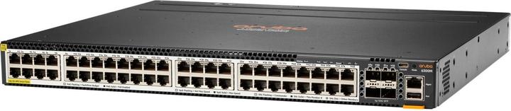 Produktbild HPE E Aruba Switch, 48 Port Smart Rate 1/2.5/5GbE PoE and 4 Port SFP56, Layer 3, Stackab (48 Ports)