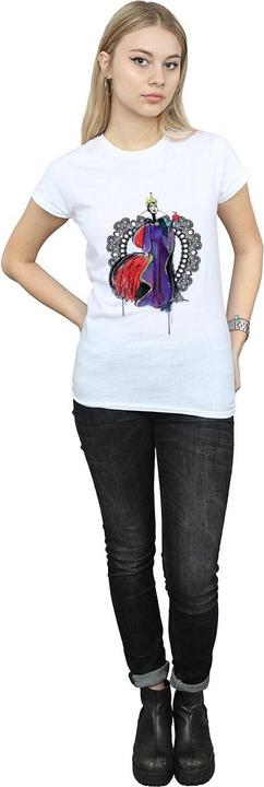 Actual product image Disney Womens/Ladies Villains Maleficent Sketch Cotton T-Shirt (XL)