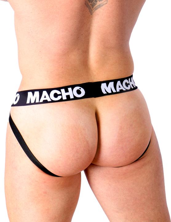 Image du produit Macho Underwear Macho - Mx25nc Jock Cuir Noir S (S)