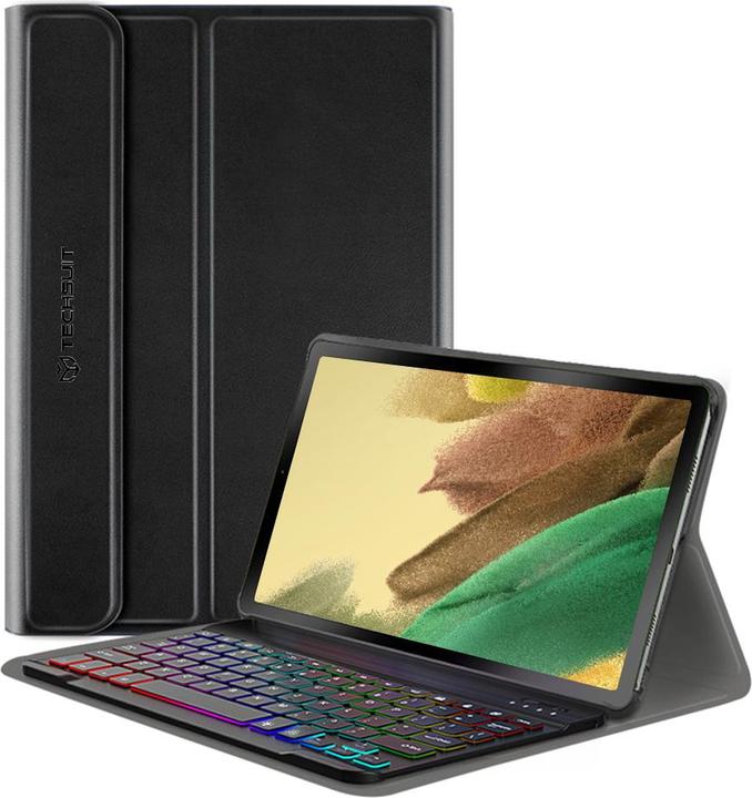 Techsuit - CozyTab Case (with RGB Wireless Magnetic Keyboard) - Samsung Galaxy Tab A7 Lite - Black (Galaxy Tab A7 Lite)