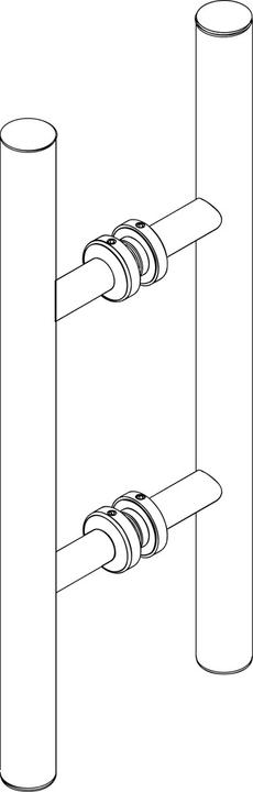 Actual product image Dormakaba Bumper handles Manet