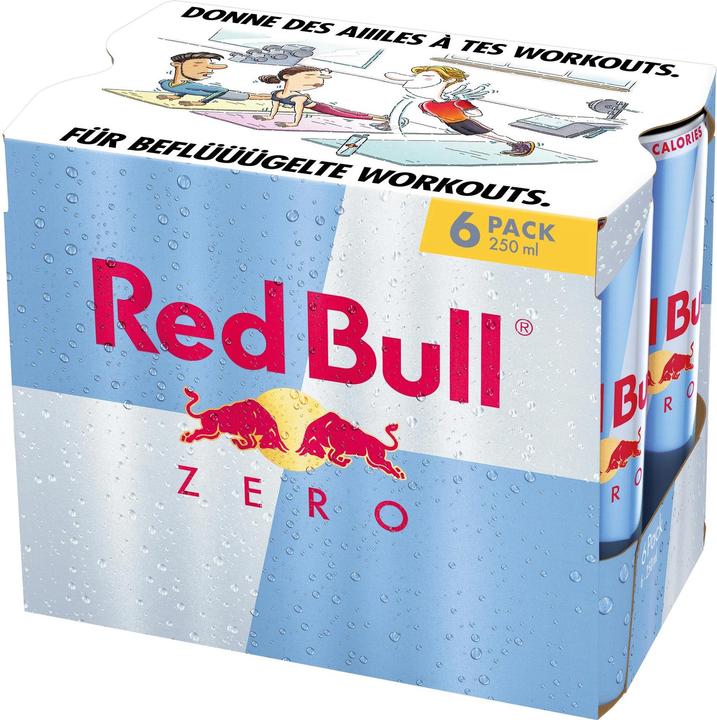 Red Bull Energy Drink Zero 6 x 0.25 l (6 x 25 cl)