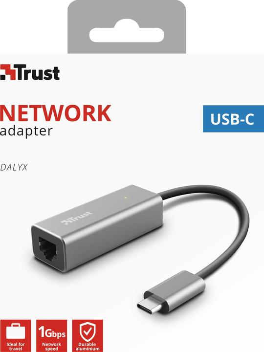 Produktbild Trust Dalyx Verkabelt (USB-C 3.1 Gen 1, RJ45 (1x))