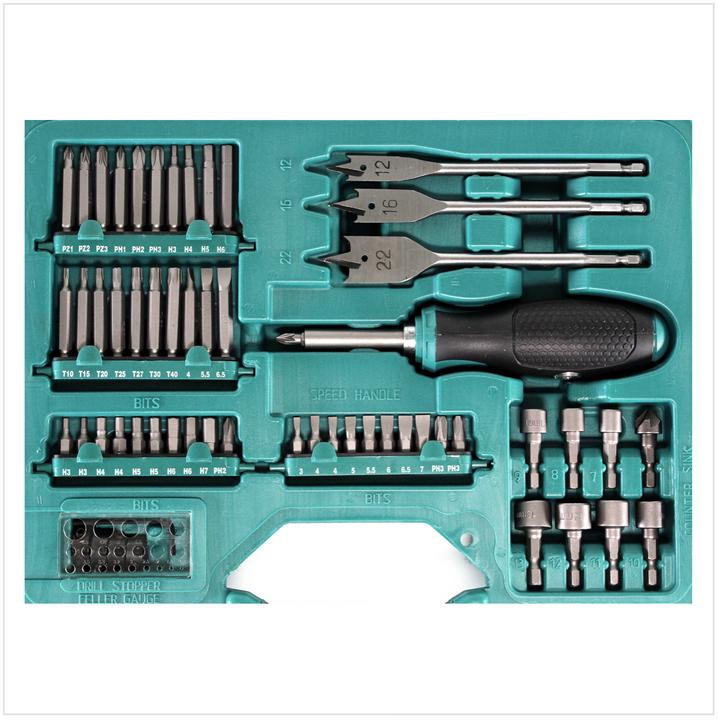 Actual product image Makita P-90364 Pro Kit -105 pcs bit, drill and accessories set