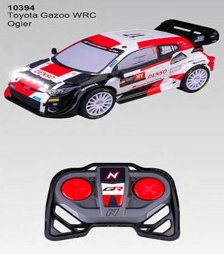 Actual product image Nikko RC 10394 Night Mode Toyota Gazoo WRC, remote-controlled rally car with realistic details m