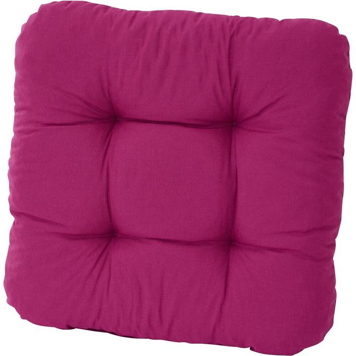 Gardamo SUNNY universal seat cushion, colour plum (40 x 40 x 7 cm)
