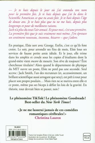 Image du produit Amour, théoriquement (Français, Ali Hazelwood, 2024)