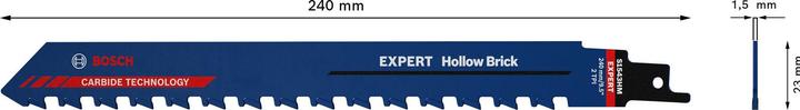 Produktbild Bosch Professional Zubehör EXPERT ‘Hollow Brick’ S 1543 HM Säbelsägeblatt, 10 Stück