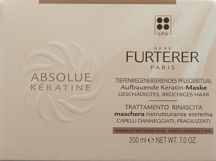 Produktbild Rene Furterer Absolue Kératine - Masque Réparateur Ultime (200 ml)