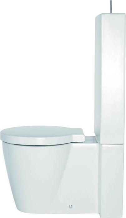 Duravit Spülkasten STARCK 1 390x125mm Drücker PURO A li verd. we