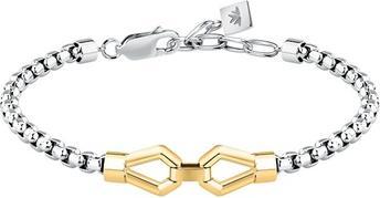 Produktbild Morellato - Modern steel bicolor bracelet for men Motown SALS92