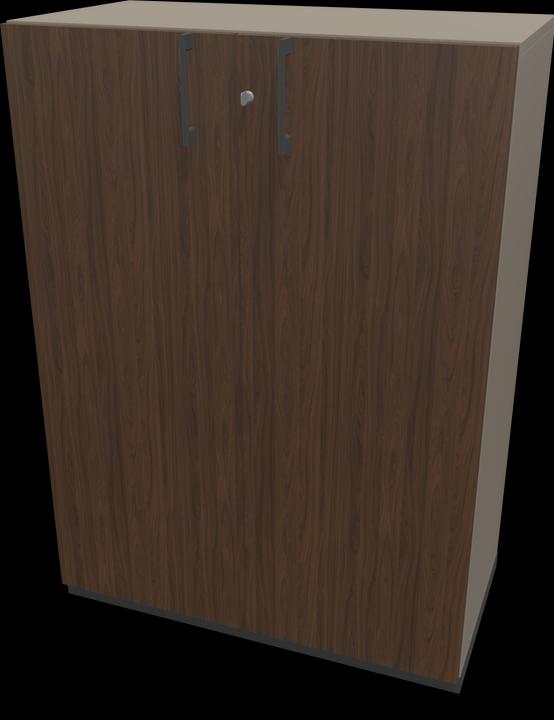 Walnut decor dark with structure, Cubanite grey, Dark grey