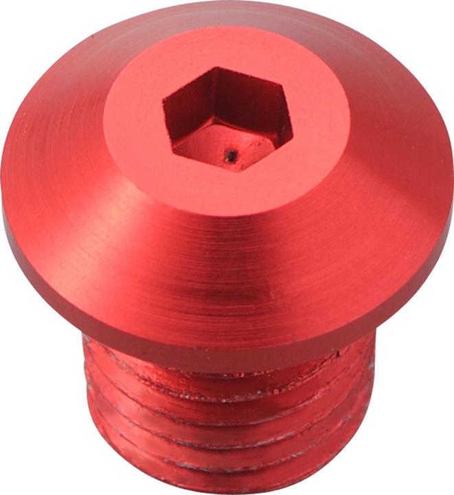 Produktbild Daytona Schraubenkappe CNC-Aluminium rot eloxiert F. Spiegel Gewinde M10 X P1.25 Rechtsgewinde