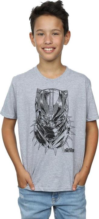 Immagine prodotto Maglietta Black Panther Spray Headshot Ragazzi (152, 158)