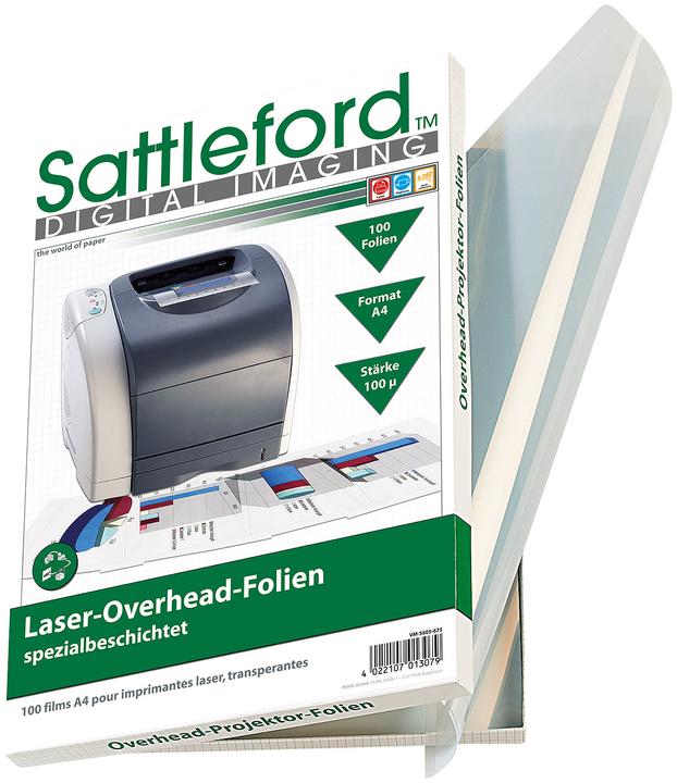 Sattleford Overhead-Folien für Laserdrucker & Kopierer (100 x)