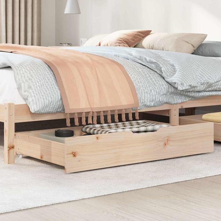 Immagine prodotto VidaXL Cassettiera del letto con rotelle 2 pezzi.