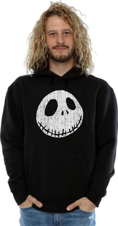 Immagine prodotto Disney Nightmare Before Christmas Jack Cracked Face Felpa con Cappuccio Uomo (M)