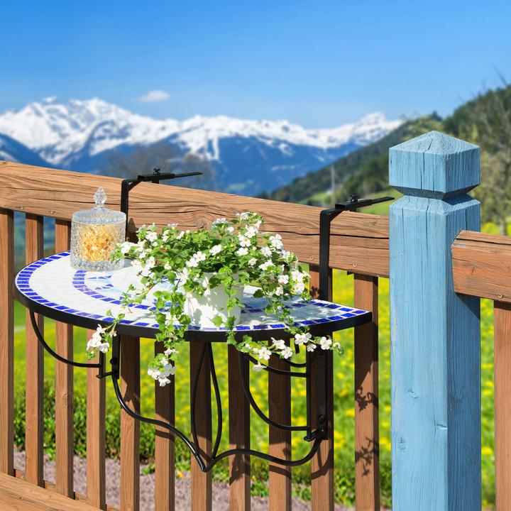 Actual product image tectake Balcony table (76 cm)