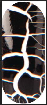 Image du produit Rio Crackle Nails Classic" ( NCRC) (Blanc, Noir, Silver)