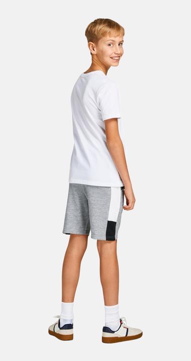 Actual product image Jack & Jones Jpstlogo Blocking Sweat Shorts Vg Sn Jnr (116)