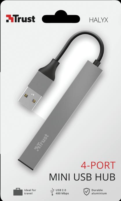 Immagine prodotto Trust I/O-HUB MINI-USB 4 PORTE/23786 (USB-A, 4 Porti)