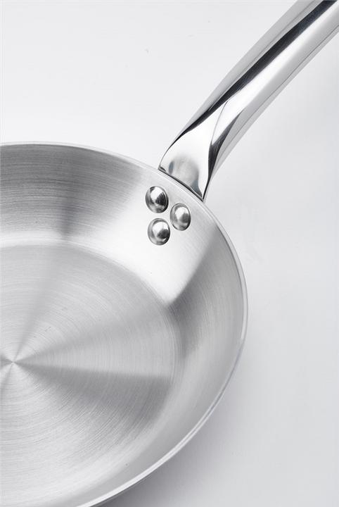 Actual product image de Buyer Pan Alchimy steel grey (24 cm, Frying pan, Stainless steel)
