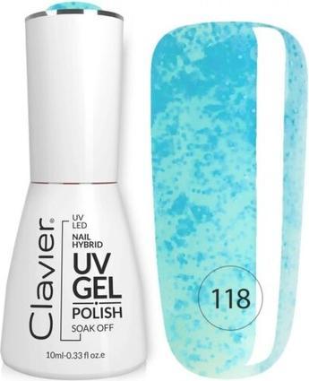 Actual product image Clavier Luxury Nail Hybrid Uv Gel Hybrid Nail Polish 118 10Ml (10 ml)