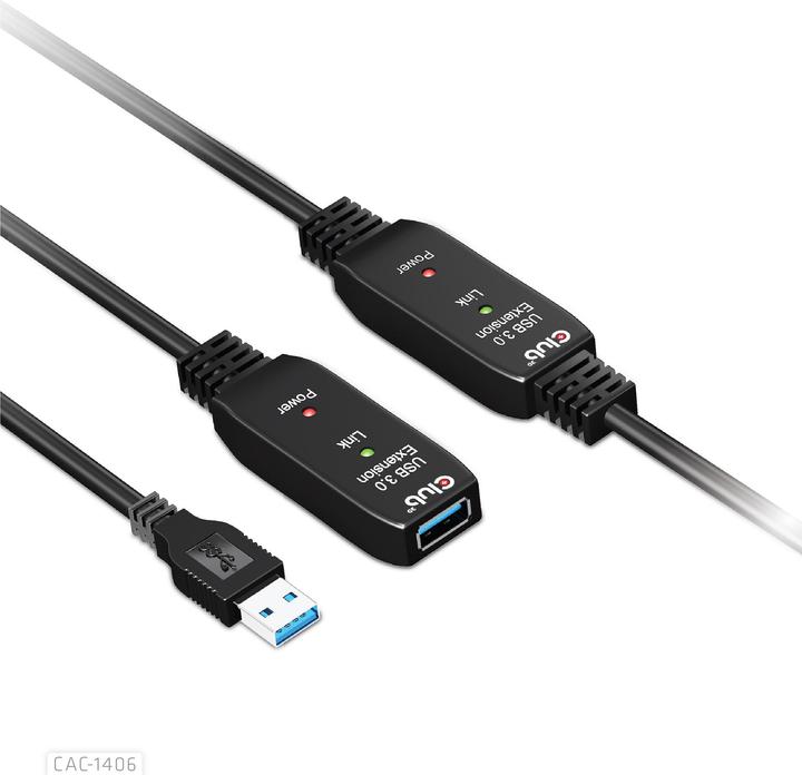 Productafbeelding Club 3D USB A - USB A (15 m, USB 3.2)