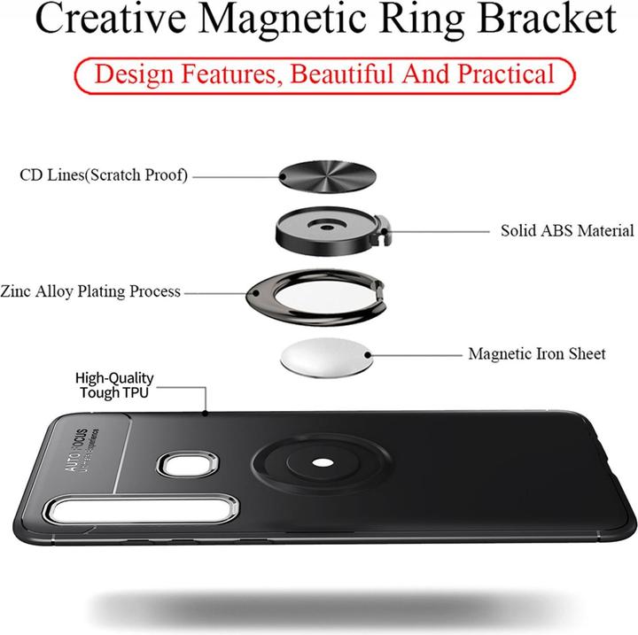 Produktbild Nalia Magnetische Ring Handyhülle (Samsung Galaxy A9)