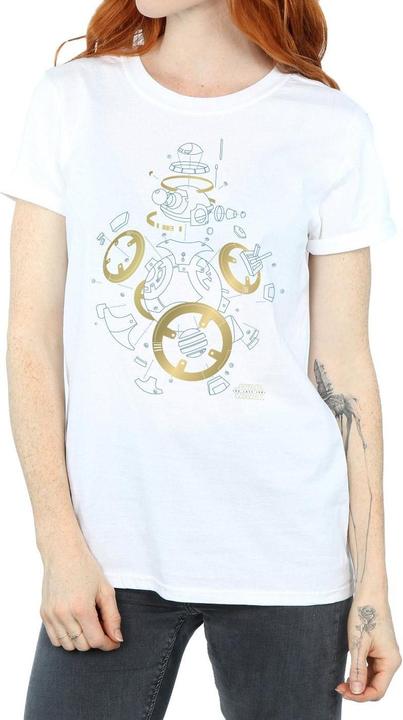 Immagine prodotto Star Wars The Last Jedi BB-8 Deconstructed Maglietta Ampia Donna (XL)