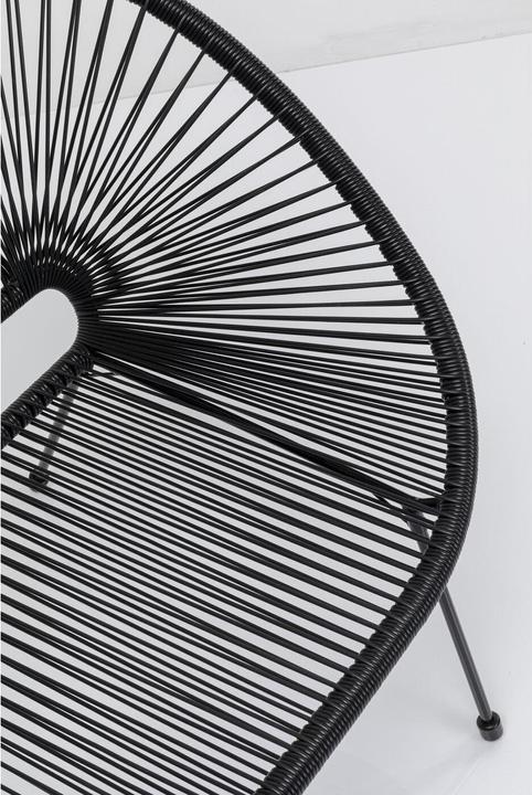 Actual product image Kare Design Bench Acapulco Black (121 cm)