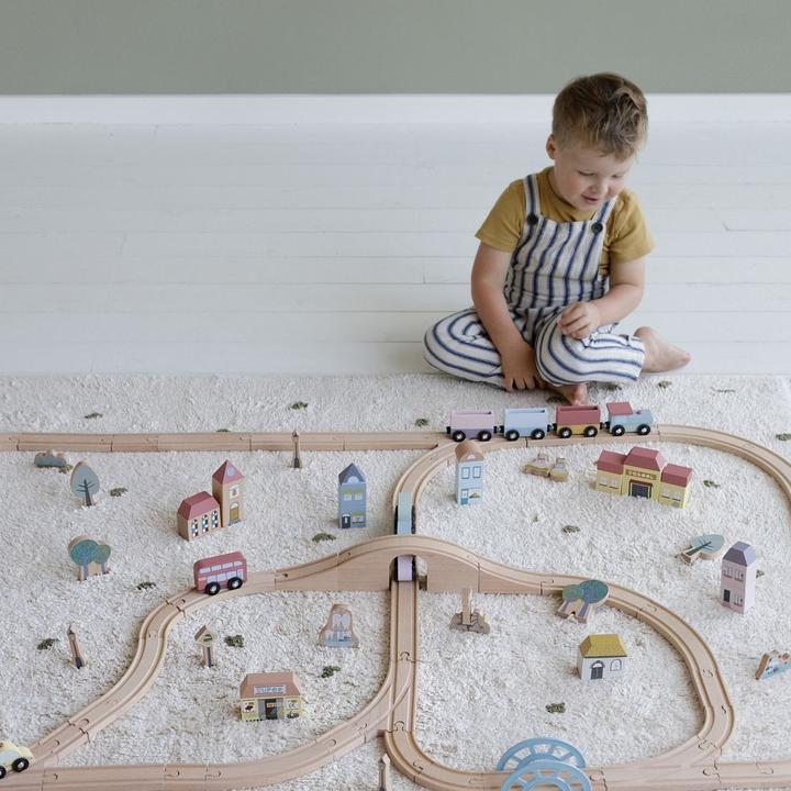Image du produit Little Dutch Chemin de fer en bois