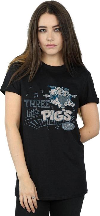 Immagine prodotto Disney Three Little Pigs 1933 Maglietta Ampia Donna (M)