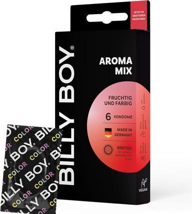 Billyboy Billy Boy «Aroma Mix» 6 fruchtige Kondome für leckeren Oralverkehr (6 Stk.)