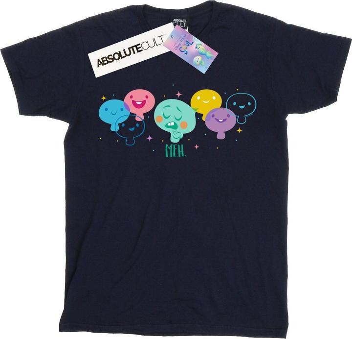 Actual product image Disney Womens/Ladies Soul 22 Meh Cotton Boyfriend T-Shirt (XXL)