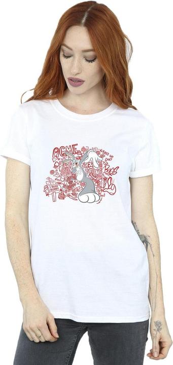 Image du produit Looney Tunes - T-shirt ACME DOODLES BUGS BUNNY - Femme (M)