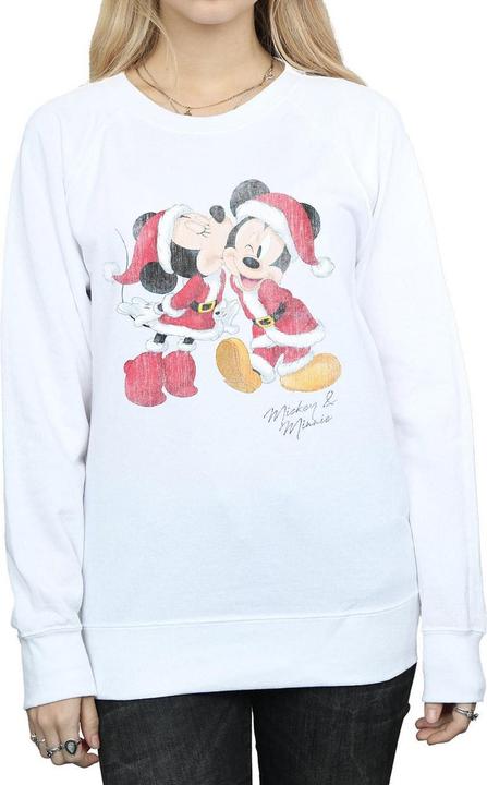 Image du produit Disney - Sweat MICKEY AND MINNIE CHRISTMAS KISS - Femme (M)