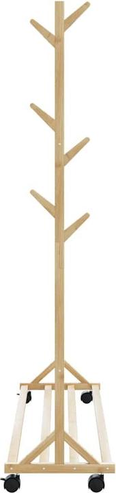 Immagine prodotto VidaXL Appendiabiti con ganci e rotelle 100x35x157 cm in bambù