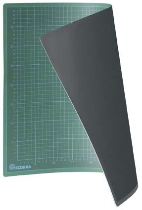 Ecobra Twin-Cutting Mat grün/schwarz 45x60 cm (45 x 60 cm)