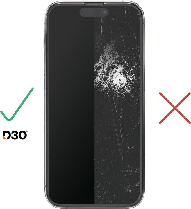 Actual product image Hama Super Hybrid (1 Piece, Apple iPhone 15)
