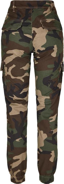 Actual product image Urban Classics Ladies High Waist Camo Cargo Pants (30)
