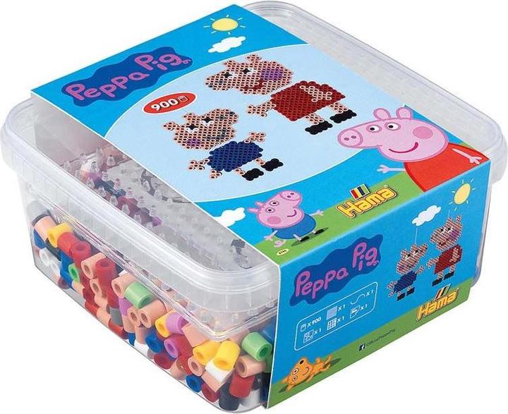 Actual product image Hama Perlen Maxi beads box Peppa Pig 900 pieces