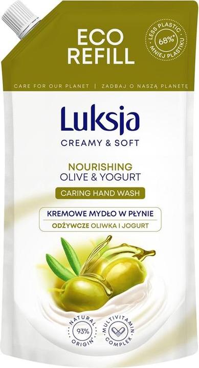 Luksja Liquid Soap Refill Luskja Oliv&Yog 400ml (Flüssigseife, 400 ml)