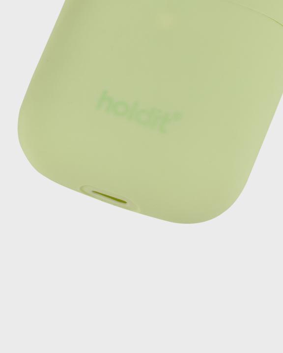 Actual product image Holdit Silicone Case AirPods Kiwi