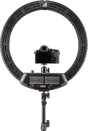 Image du produit Westcott 18” Bi-Color LED Ring Light Kit with Batteries and Stand (éclairage annulaire)