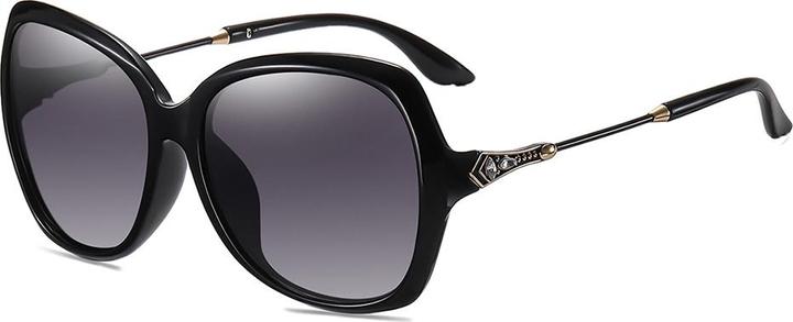 Actual product image Techsuit - Sunglasses Polarized (8881) - for Women with UV Protection, PC - Black / Gray