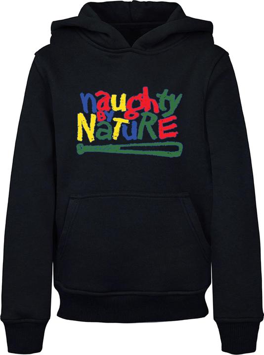 Produktbild Merchcode Kids Naughty By Nature - Logo Color Basic Hoody - 160251 (158)