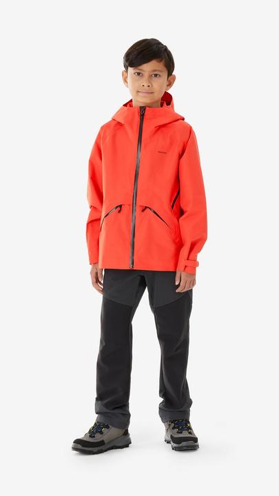 Produktbild Quechua Wanderjacke MH900 Kinder Gr. 122–170 wasserdicht Wandern orange (6, 7, 8)