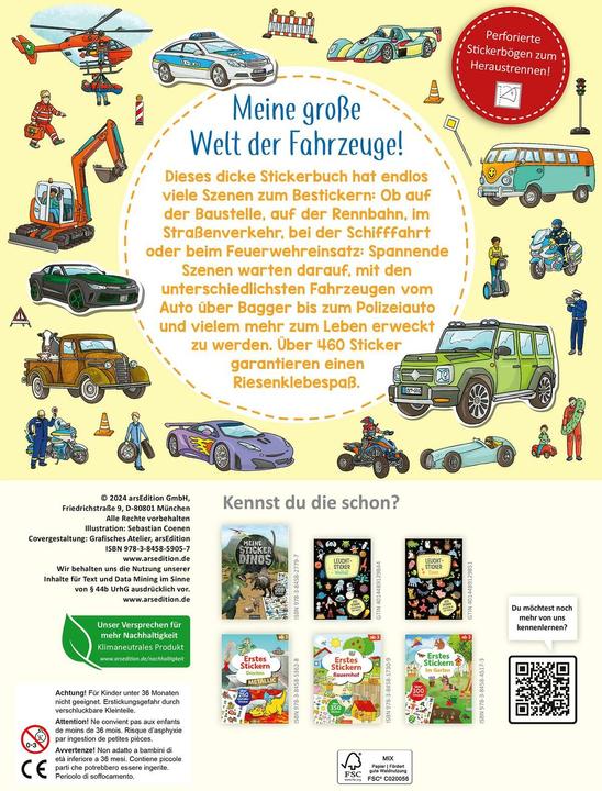 Produktbild Das superdicke Stickerheft